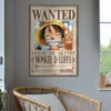 One Piece Poster Wanted Monkey D. Luffy