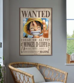 One Piece Poster Wanted Monkey D. Luffy
