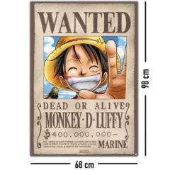 One Piece Poster Wanted Monkey D. Luffy