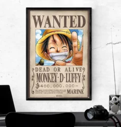 One Piece Poster Wanted Monkey D. Luffy