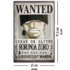 One Piece Poster Wanted Roronoa Zoro