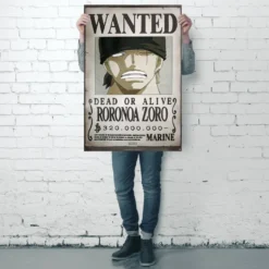 One Piece Poster Wanted Roronoa Zoro