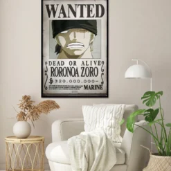 One Piece Poster Wanted Roronoa Zoro
