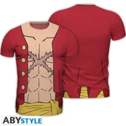 One Piece T-Shirt Allover Print Luffy New World