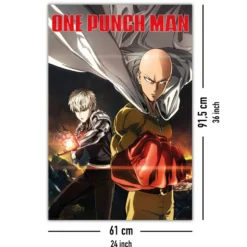 One Punch Man Poster Destruction