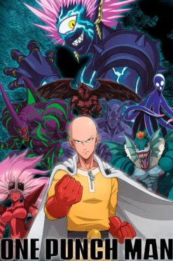One Punch Man Poster Saitama vs Villain