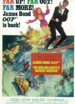 On Her Majesty's Secret Service Poster - James Bond 007