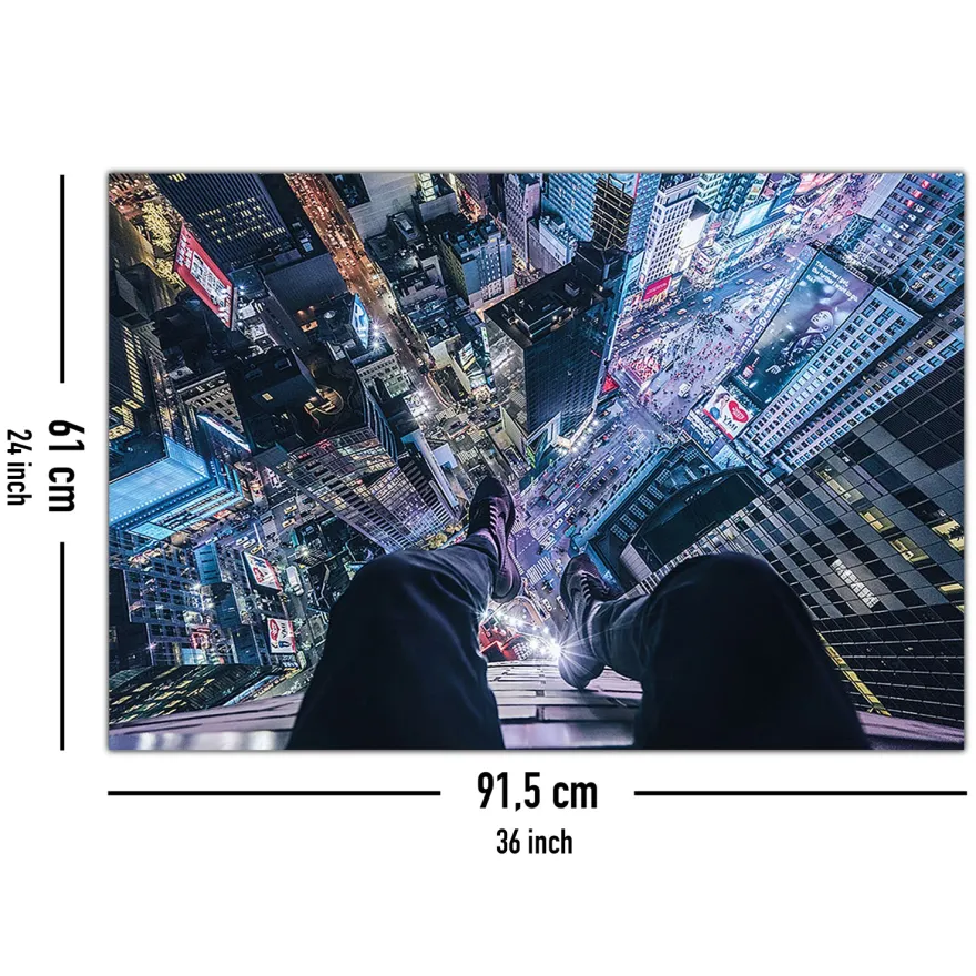 On The Edge Of Times Square Poster