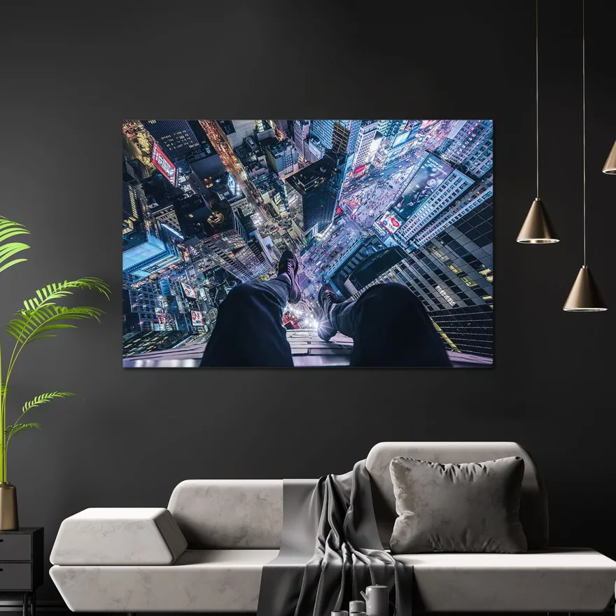 On The Edge Of Times Square Poster