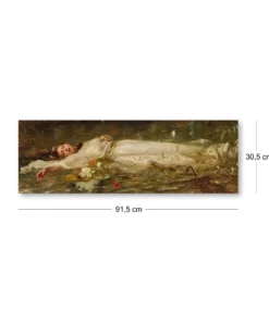 Ophelia Poster von F. W. T. Heyser (ca. 1900)