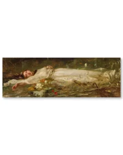 Ophelia Poster von F. W. T. Heyser (ca. 1900)