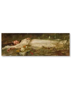 Ophelia Poster von F. W. T. Heyser (ca. 1900)