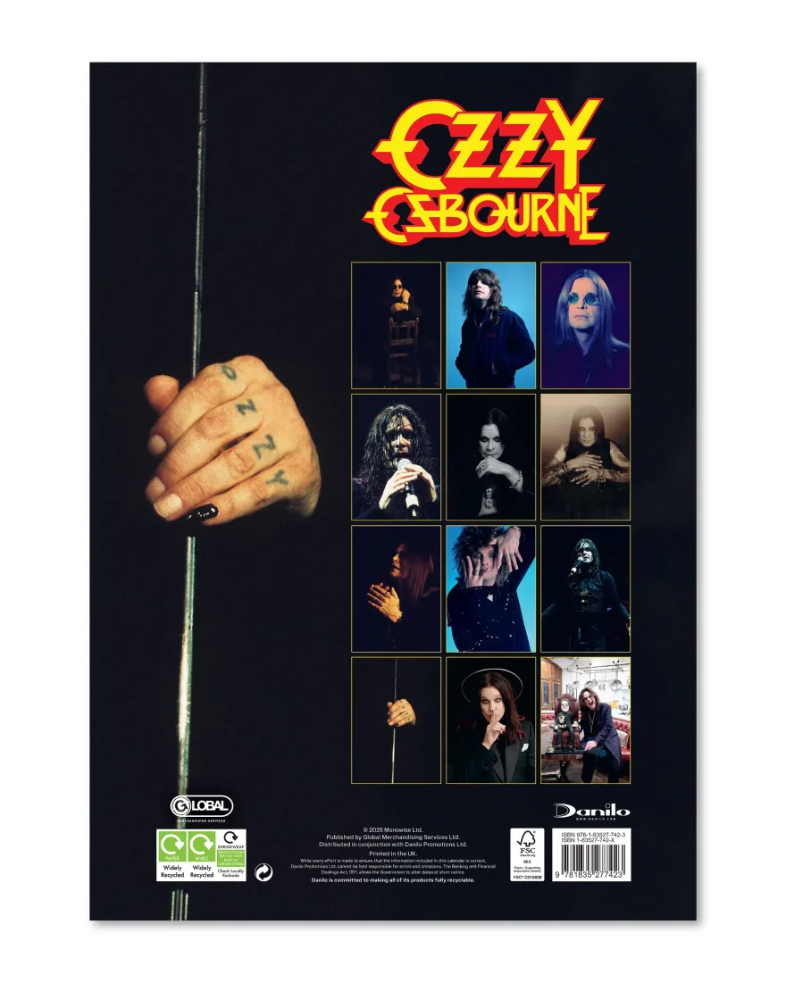 Ozzy Osbourne Kalender 2026