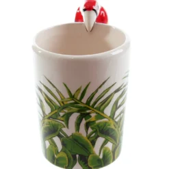 Papagei Tassen Ara, 2-er Set 3-D Henkel