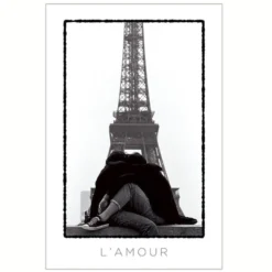 Paris Eiffelturm L'Amour Poster