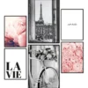 Paris Kunstdruck Set 6-teilig