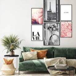 Paris Kunstdruck Set 6-teilig