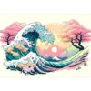 Pastel Wave Poster Ada Ingram Serenity in Swirling