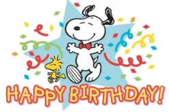 Peanuts - Happy Birthday Postkarte