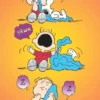 Peanuts Linus & Snoopy Poster