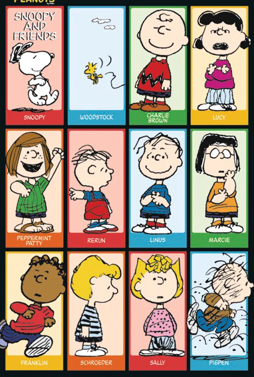 Peanuts Poster Snoopy & Friends