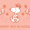Peanuts Postkarte Du Machst mich So Glücklich! (Snoopy)