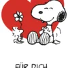 Peanuts Postkarte für Dich... (Snoopy & Woodstock)