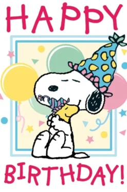 Peanuts Postkarte Happy Birthday
