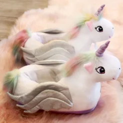 Pegasus Kinder Hausschuhe SLOFFIES One Size Kids Einhorn