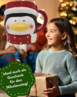 Pinguin Tasse 3D