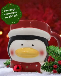 Pinguin Tasse 3D