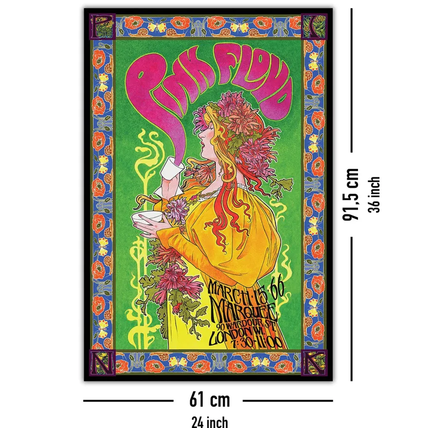 Pink Floyd Poster Bob Masse Tourplakat