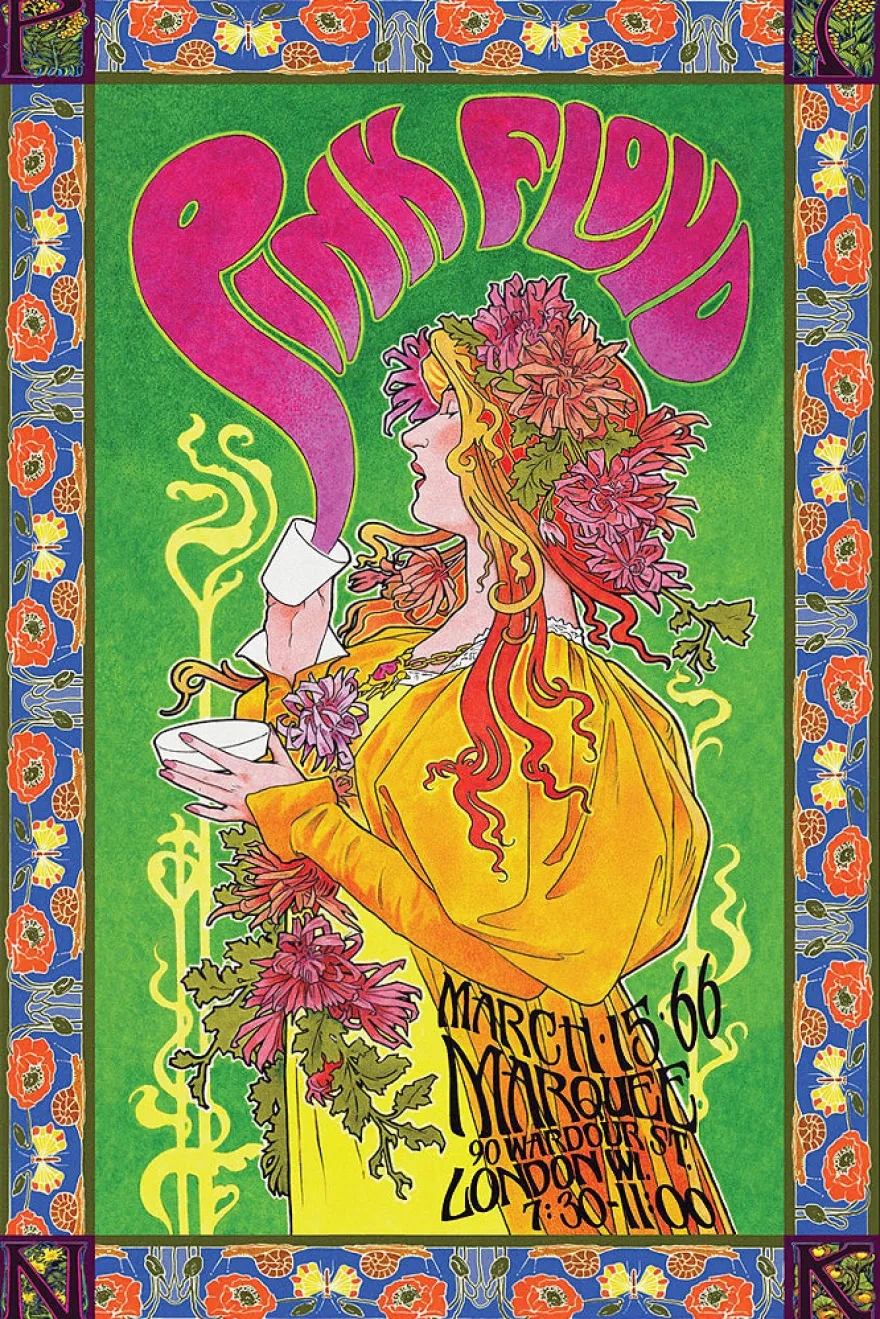 Pink Floyd Poster Bob Masse Tourplakat