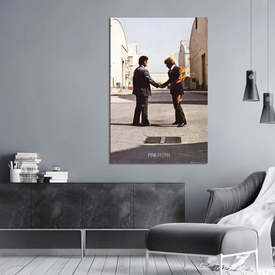 Pink Floyd Poster LP Cover Wish You Were Here