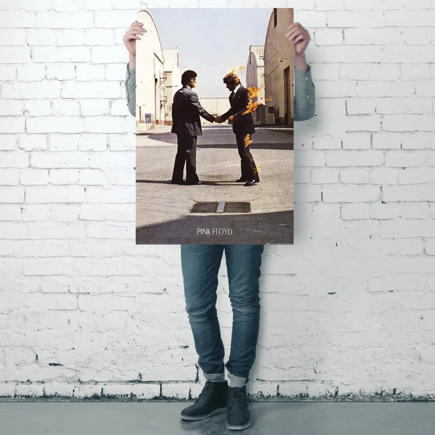 Pink Floyd Poster LP Cover Wish You Were Here
