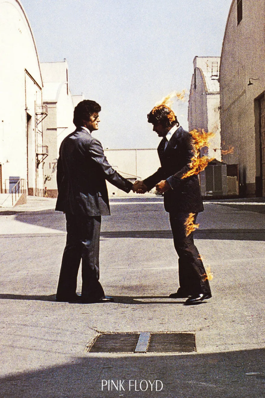 Pink Floyd Poster LP Cover Wish You Were Here