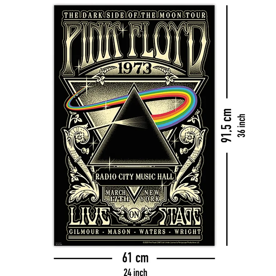 Pink Floyd Poster Radio City.. Music Hall, New York