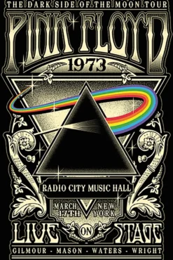 Pink Floyd Poster Radio City.. Music Hall, New York
