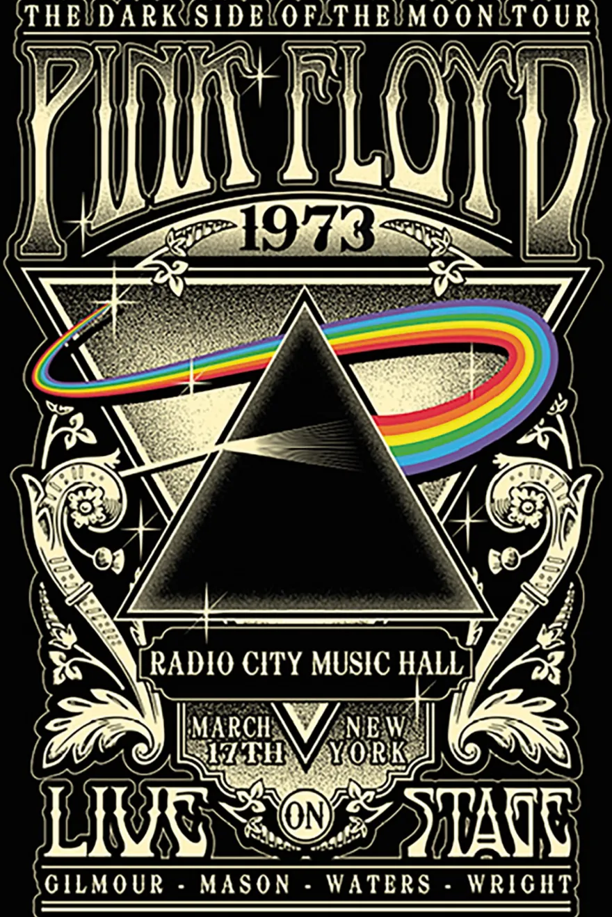 Pink Floyd Poster Radio City.. Music Hall, New York