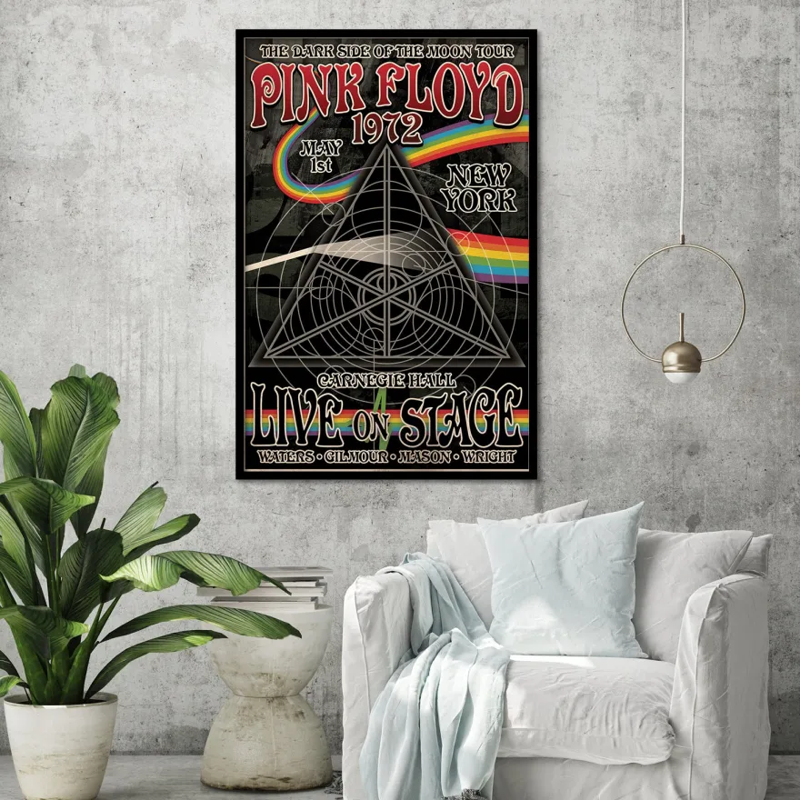 Pink Floyd Poster Tourplakat The Dark Side Of The Moon Tour