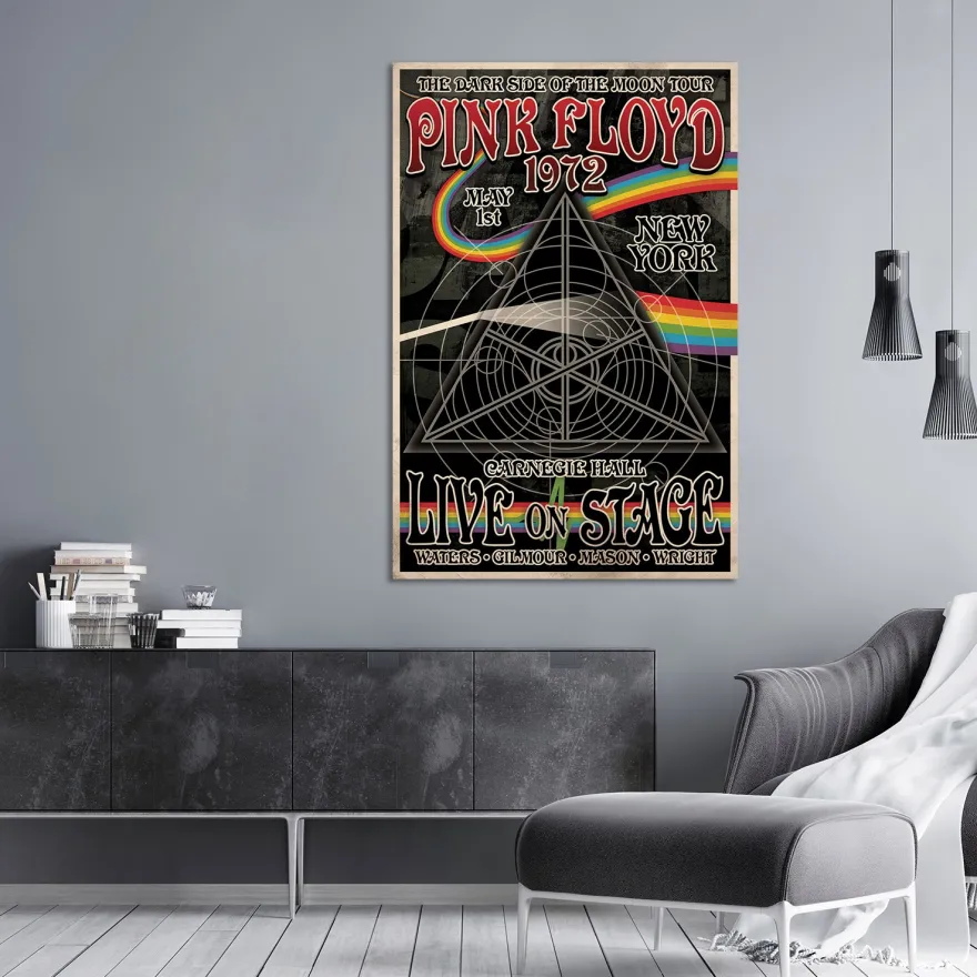 Pink Floyd Poster Tourplakat The Dark Side Of The Moon Tour