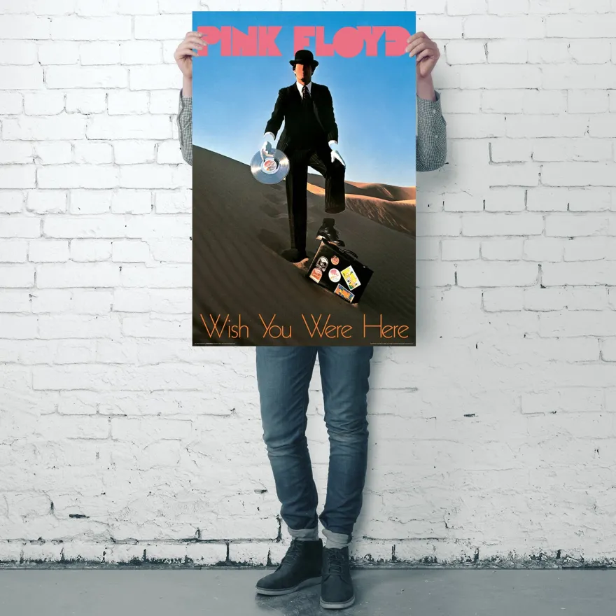 Pink Floyd Poster Wish You Were Here Record Man