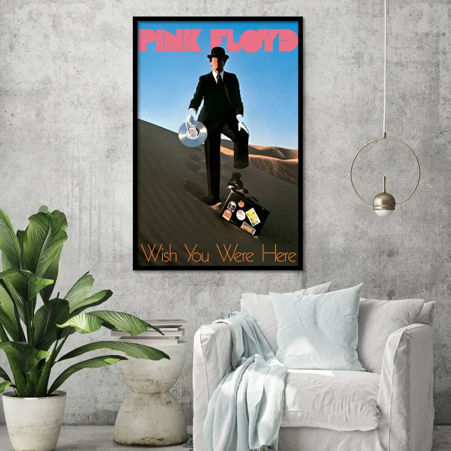 Pink Floyd Poster Wish You Were Here Record Man