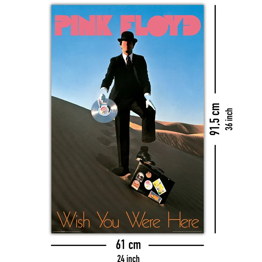 Pink Floyd Poster Wish You Were Here Record Man