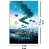 Pixels Poster Tausendfüßer Galaga Centipede