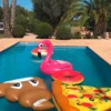 Pizza Schwimminsel Pizzastück