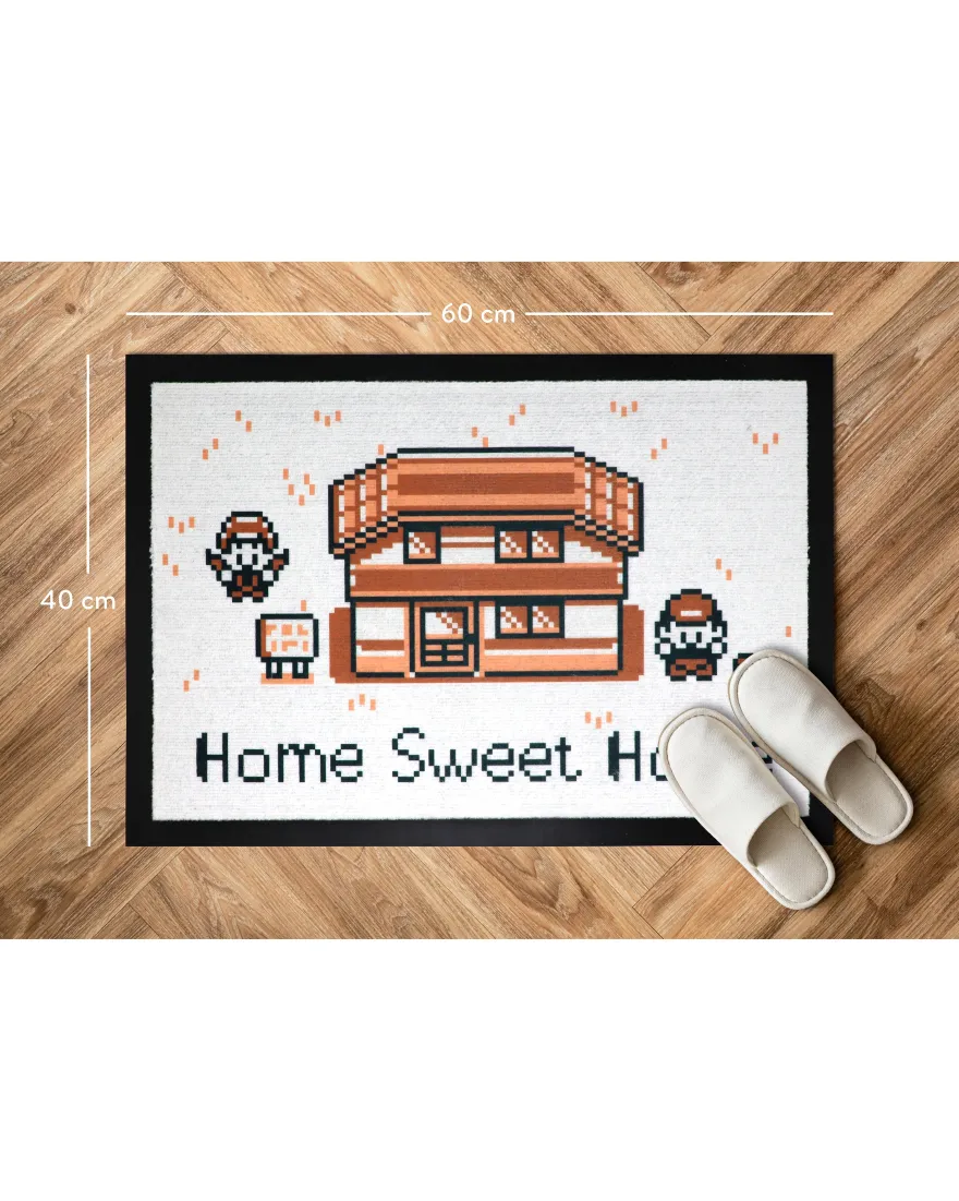 Pocket Monster Fußmatte Home Sweet Home Pixelart