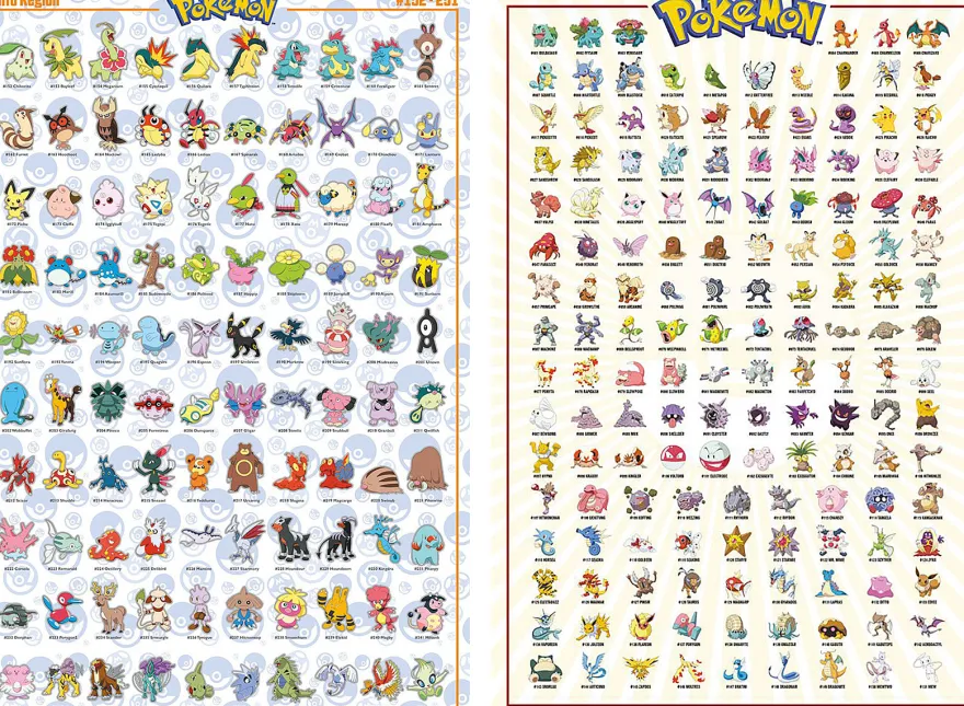 Pokemon Poster 2er-Set