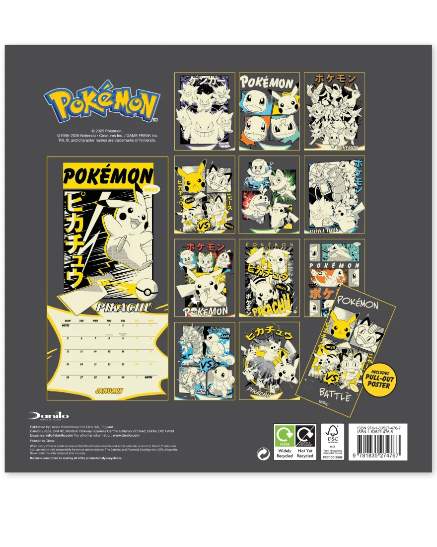 Pokémon Kalender 2026