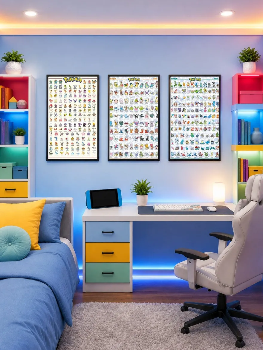 Pokémon Pokédex Poster 3er Set
